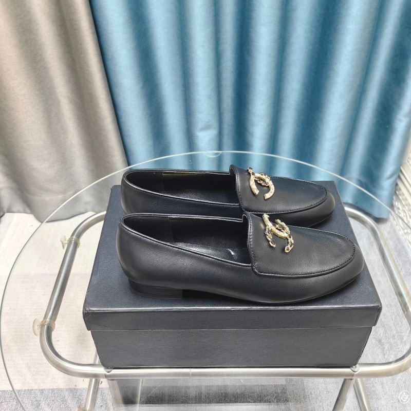 Ch*el leather shoes